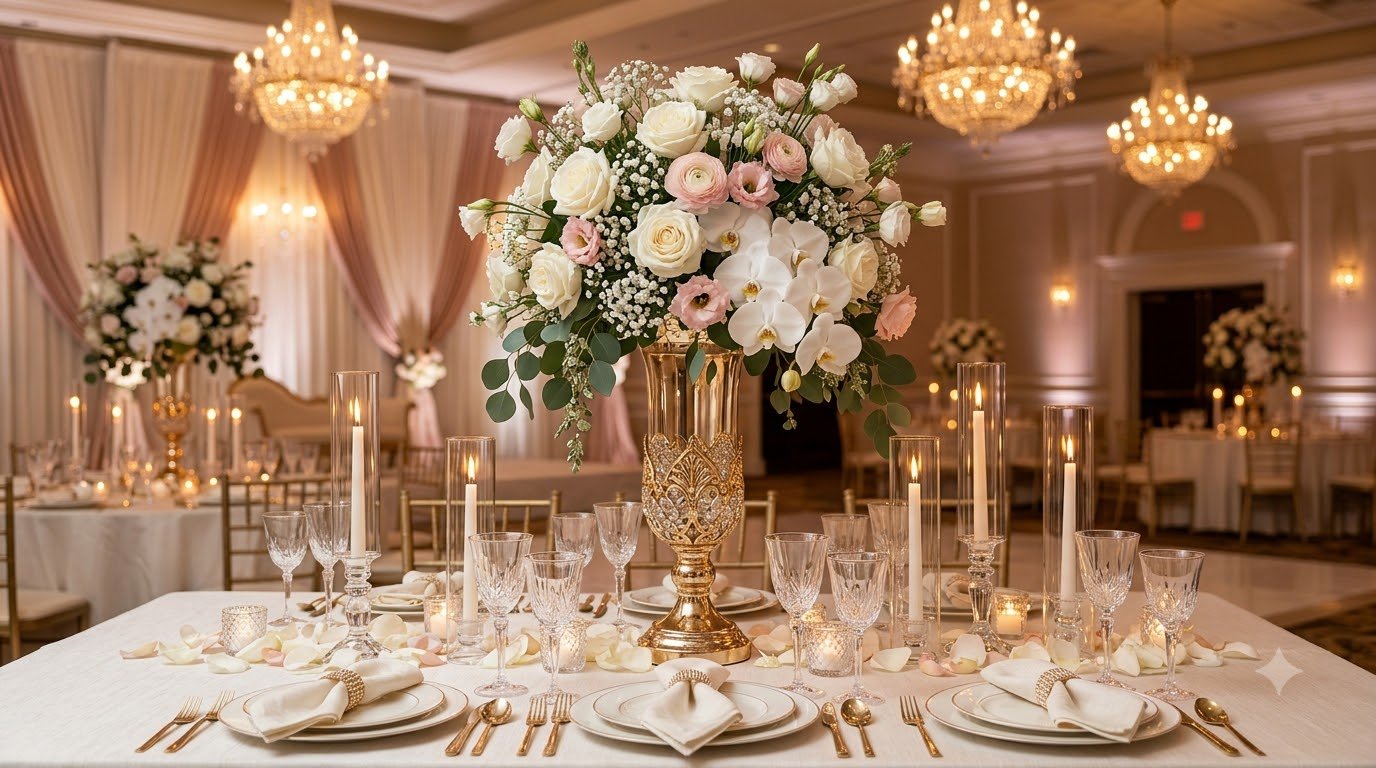 Wedding table centerpiece